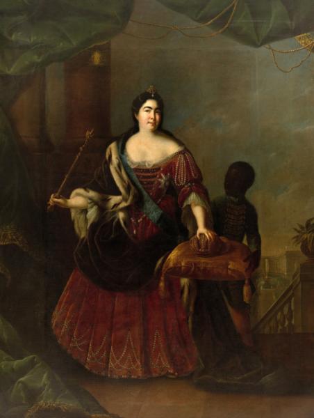 Portrait of Catherine I with Arapchonk