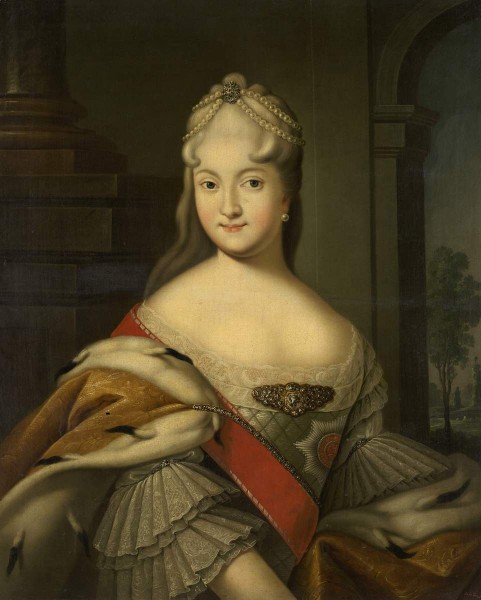 Portrait of Princess Ekaterina Alekseevna Dolgorukova, bride of Peter II
