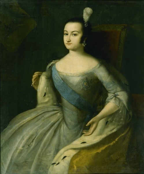 Portrait of the ruler Anna Leopoldovna