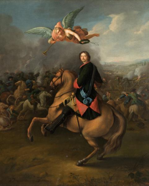 Peter I in the Battle of Poltava