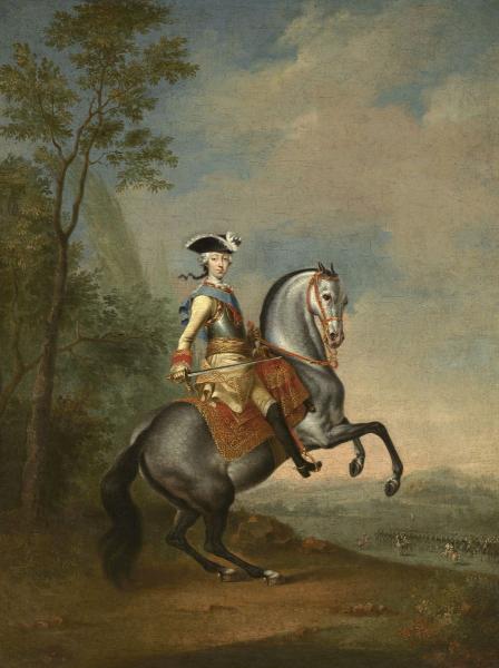 Horse portrait of Grand Duke Peter Fedorovich