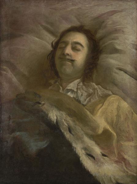 Peter I on the mortal bed