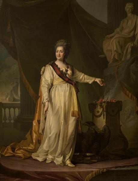 Catherine II – legislator in the temple of the goddess of justice