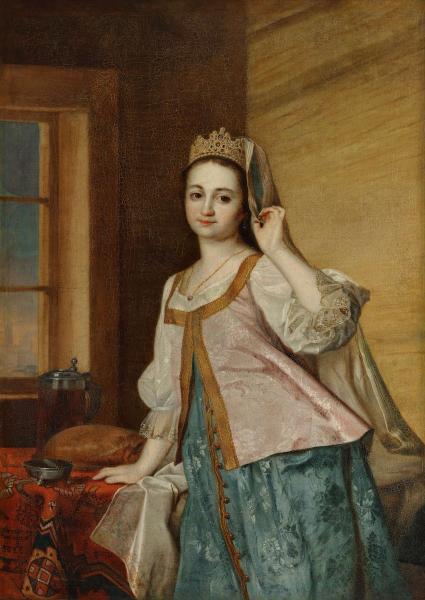 Portrait of Agafia Dmitrievna (Agashi) Levitskaya